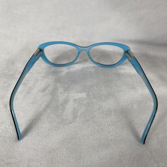 Kate Spade Black Teal Blue Interior Cat Eye Eyeglasses Stephie 0JRH 49 15 135 - Picture 4 of 9
